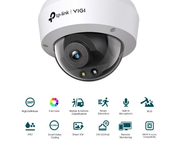 TP-Link VIGI C230(2.8mm) kamera kopułkowa 3MP FullColor - 1146078 - zdjęcie 2